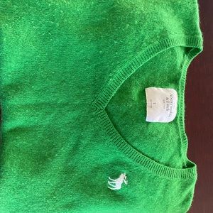 Green Abercrombie sweater
